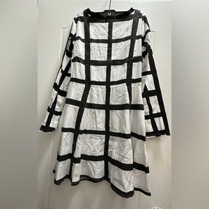 Black and White Dress